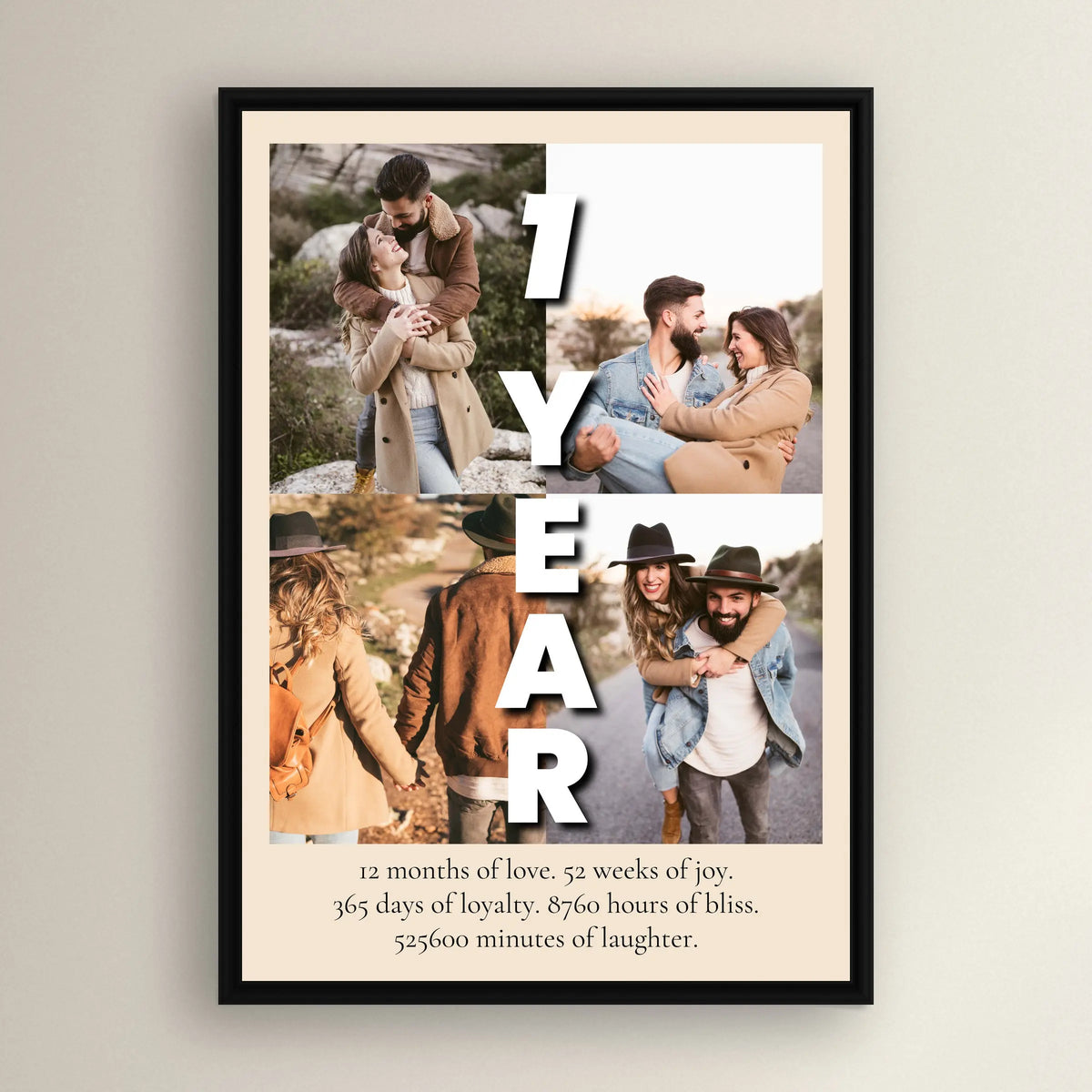 Anniversary Photo Collage Star Maps UAE