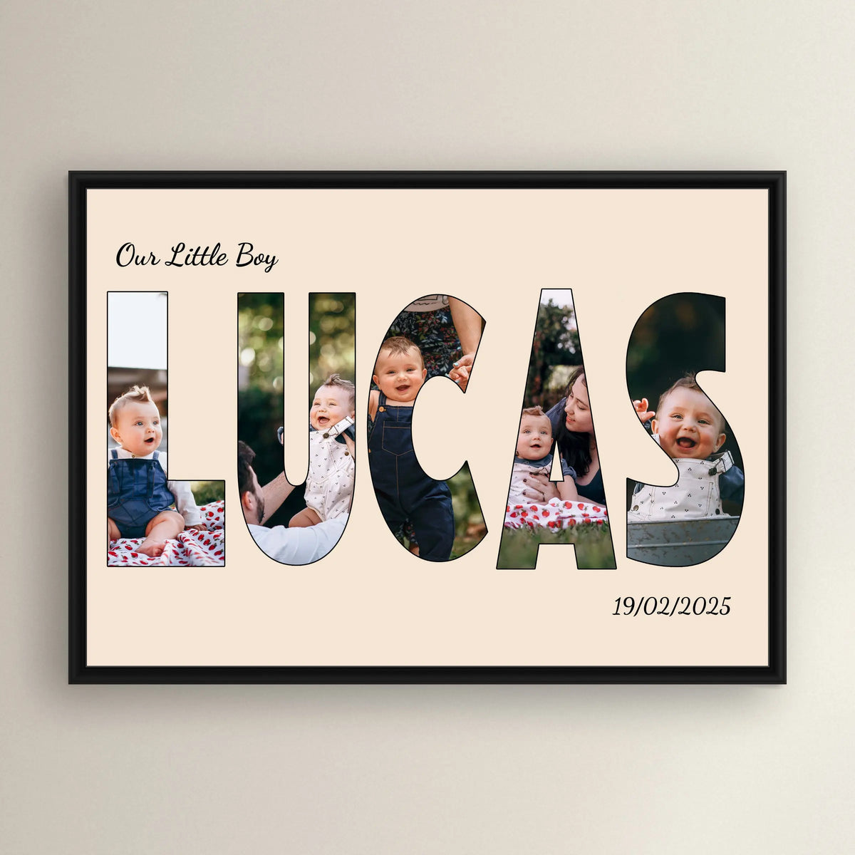 Baby Name Custom Photo Collage Star Maps UAE