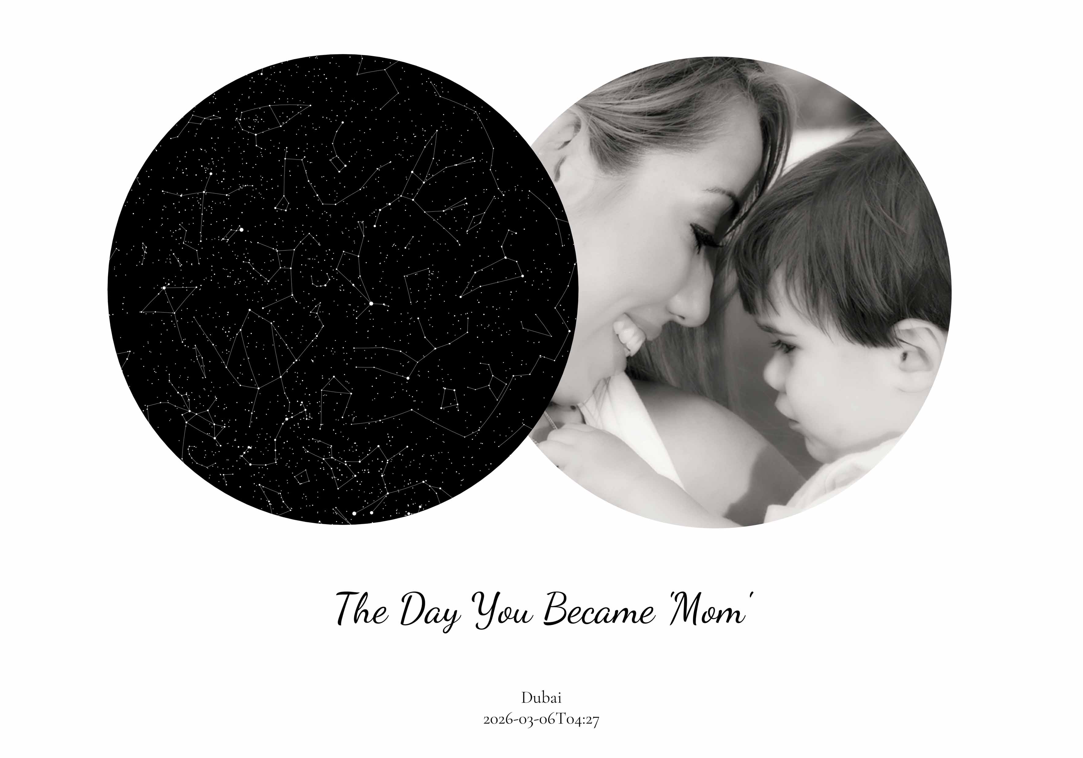 Mothers Day Star Map - Star Maps UAE