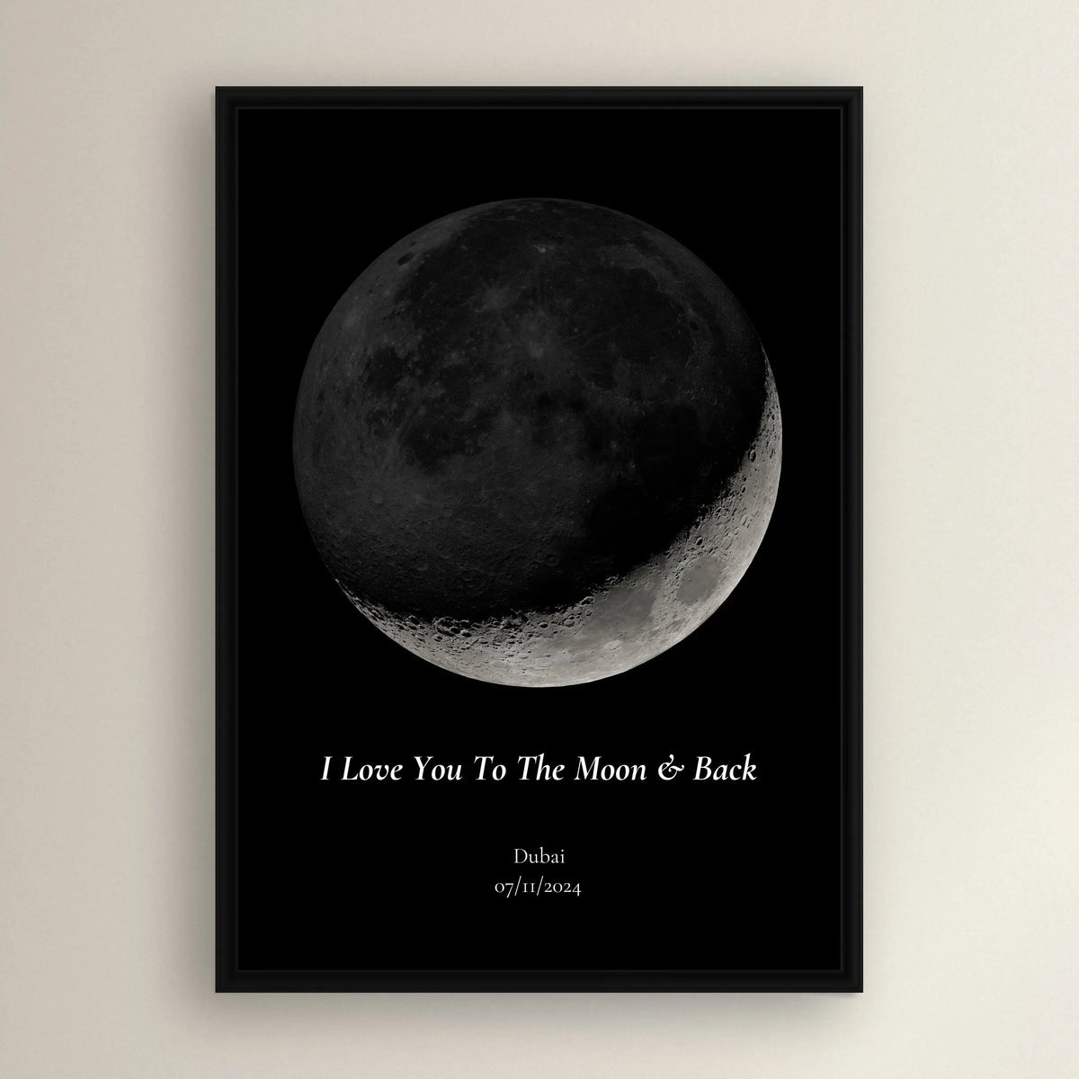 Personalized Moon Phase Print Star Maps UAE