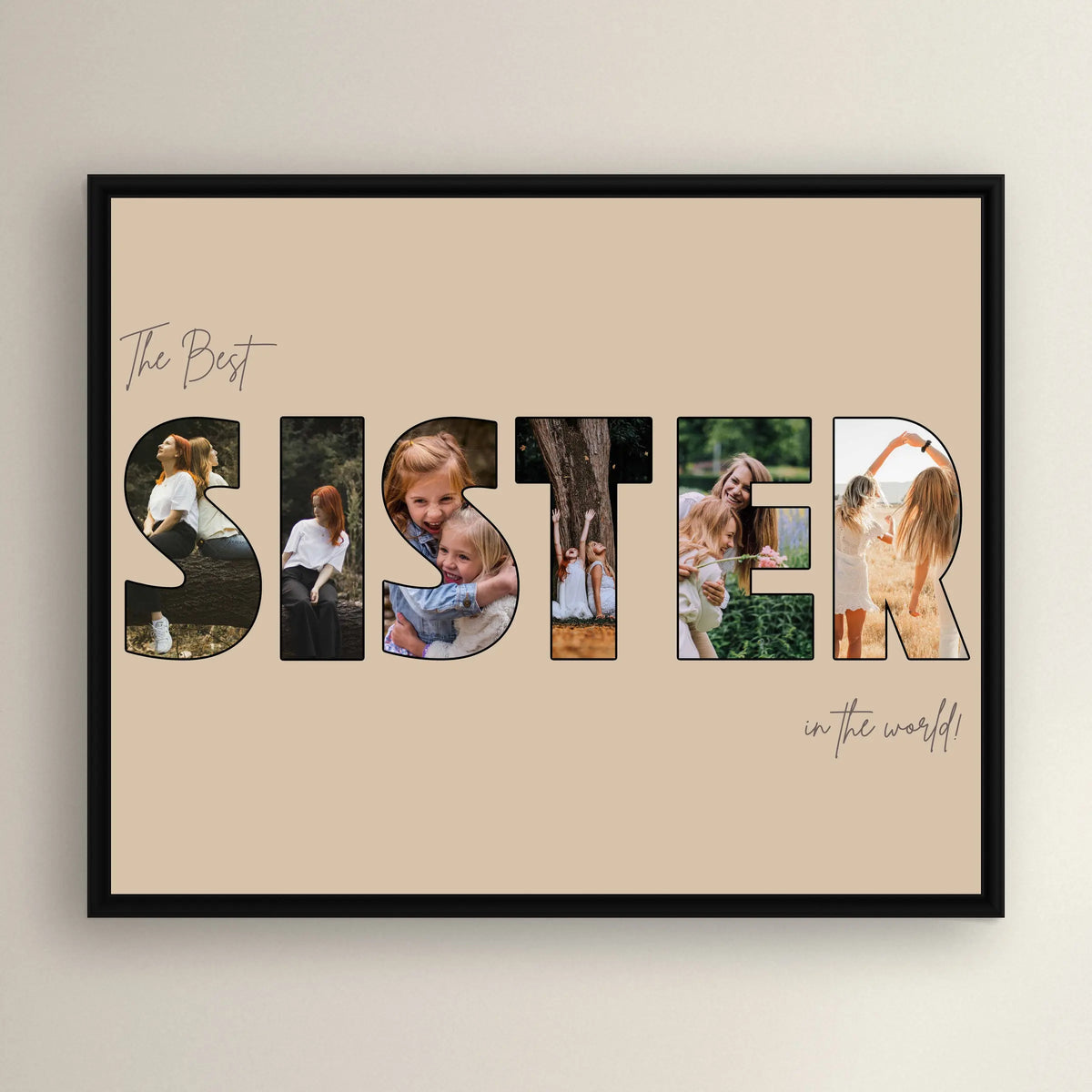 SISTER Photo Collage Star Maps UAE
