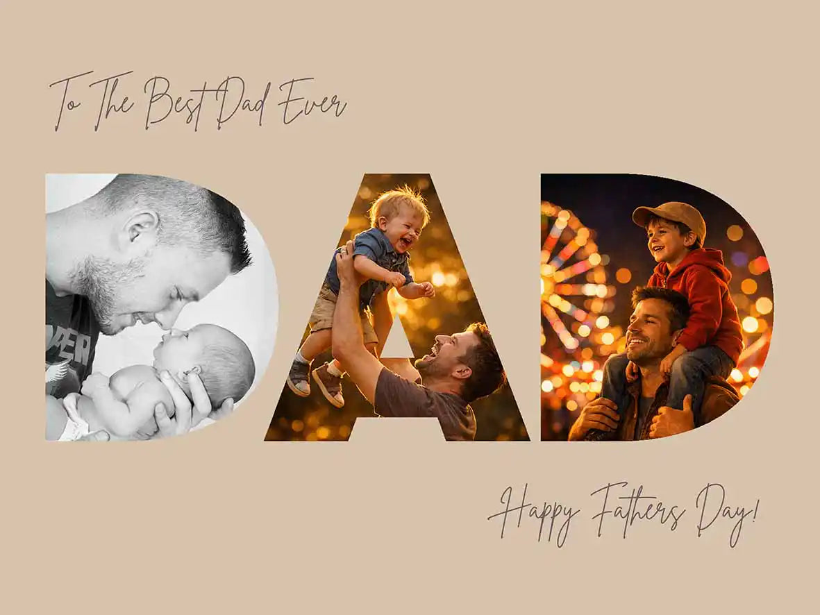 DAD Photo Collage - Star Maps UAE