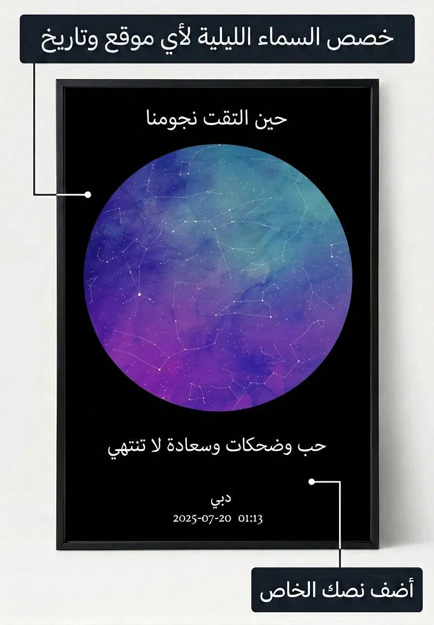 خريطة النجوم الياقوتية Star Maps UAE