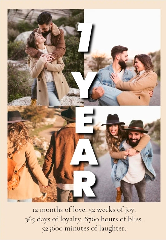 Anniversary Photo Collage - Star Maps UAE