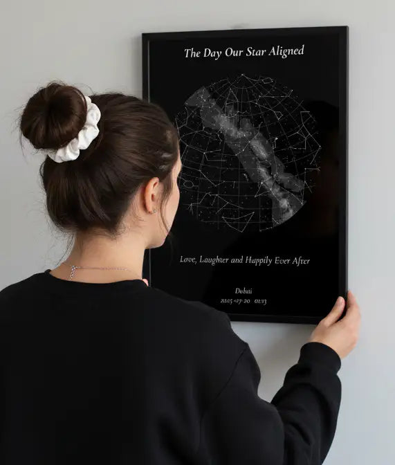 Personalized Anniversary Star Map - Star Maps UAE