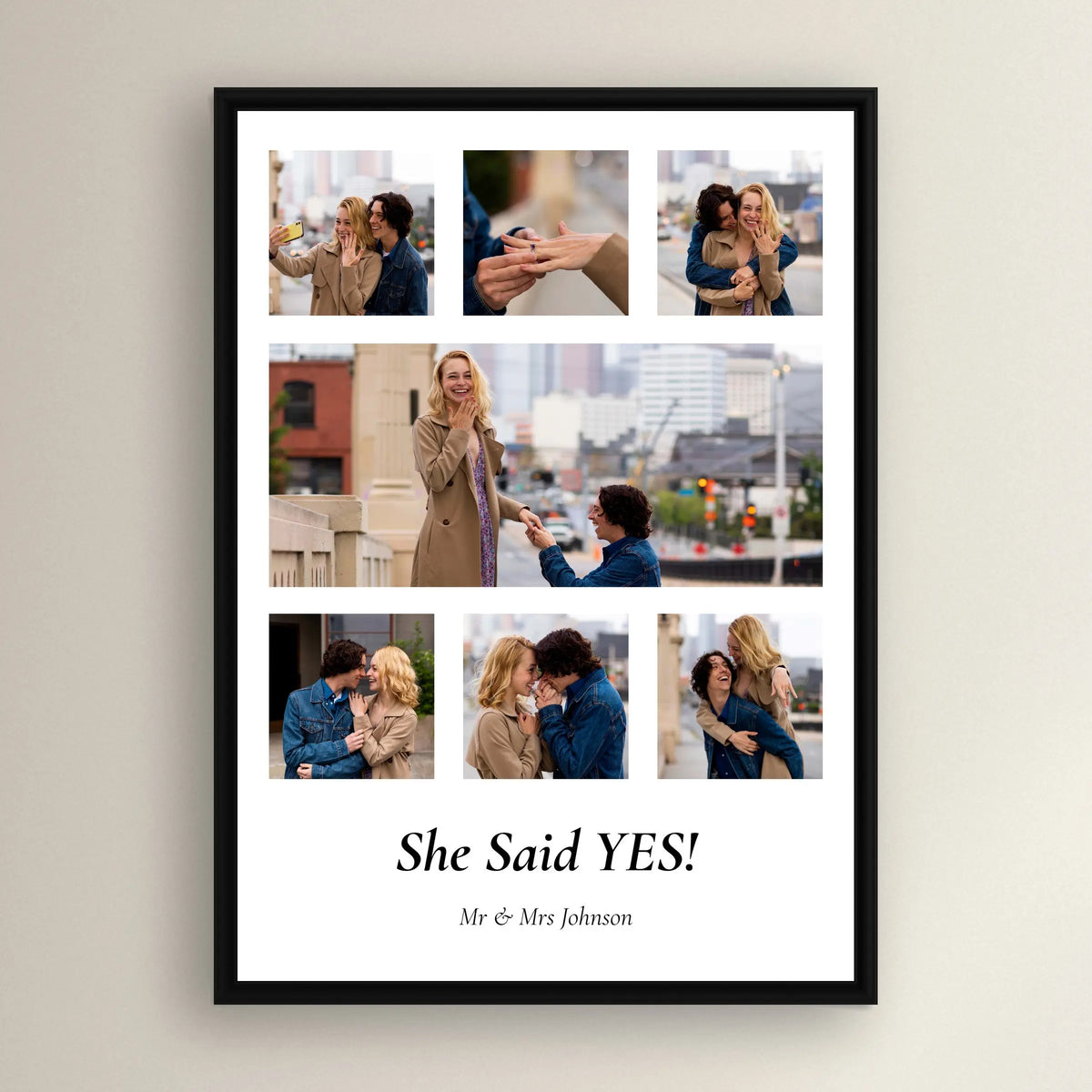 Personalized Photo Collage Star Maps UAE