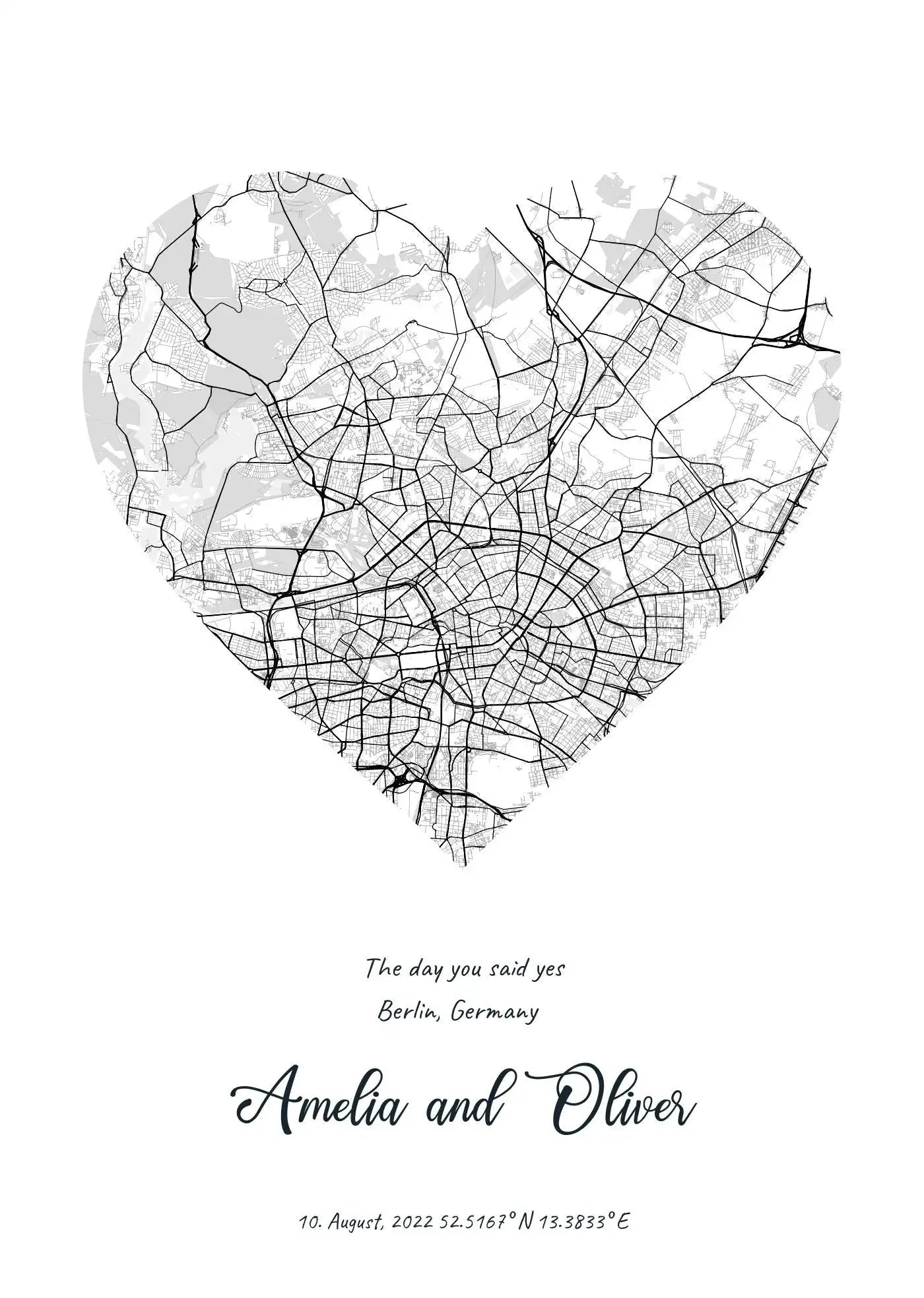 City Map in Different Shapes starmapsuae.myshopify.com