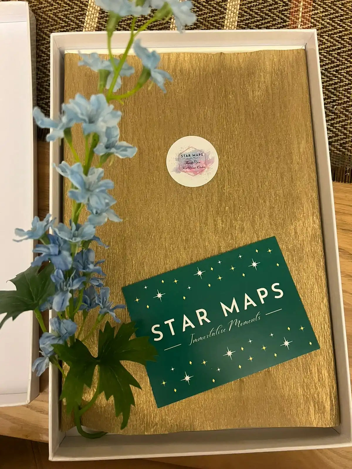 Card and Flower starmapsuae.myshopify.com